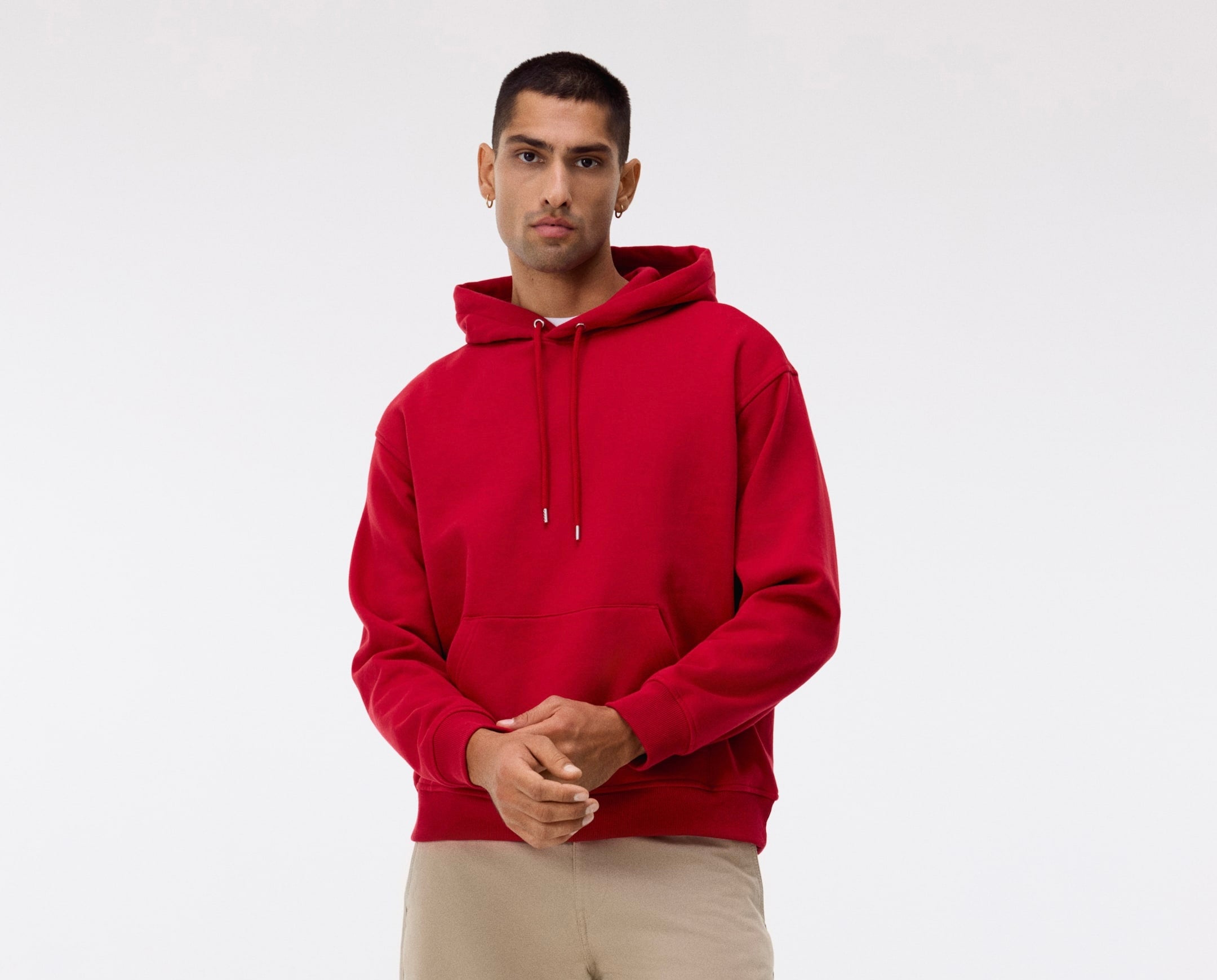 Hoodie rojo De la más alta calidad
